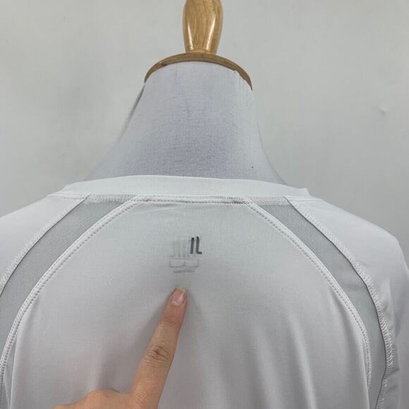 Tail Shirt Womens L Large White Essentials Alda Long Sleeve Mesh Panels UPF 50+ - Picture 7 of 12